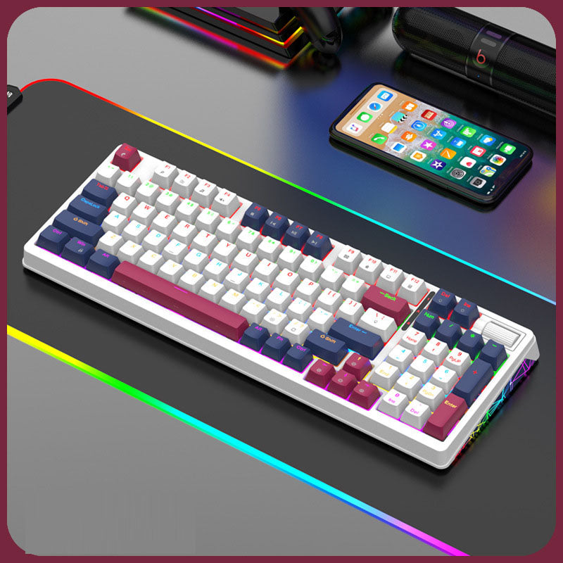 XUNFOX K85 wired mechanical keyboard for esports games
